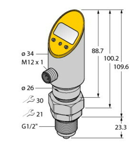 Turck Drucksensor verdrehbar PS016V-50 #6832870