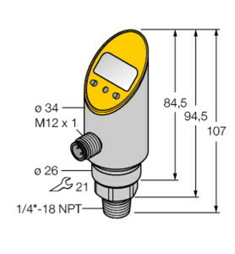 Turck Drucksensor PS001R-30 #6833403