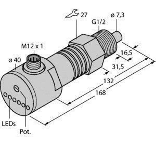 Turck Eintauchsensor FCS-GL1/2 #6870015