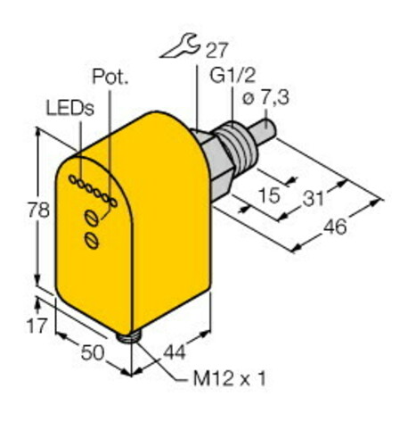 Turck Eintauchsensor FCSG1/2A4P2AP8XH1140