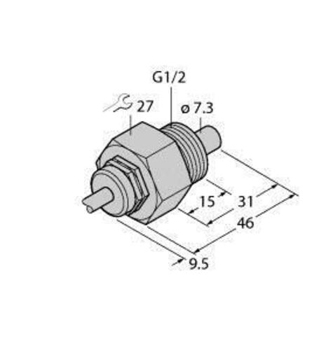 Turck Eintauchsensor FCSG12A4NAEXD024 5M