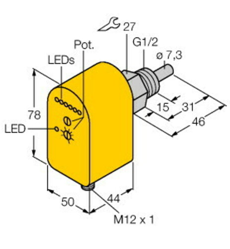 Turck Eintauchsensor FTCS-G1/2 #6870035