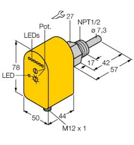 Turck Eintauchsensor FTCS-N1/2 #6870036