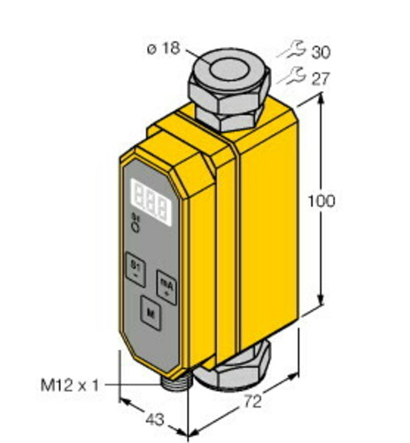 Turck Inline-Sensor Auswertelektronik FTCI-18D1 #6870045