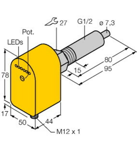 Turck Eintauchsensor FCS-G1/2A #6870055