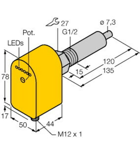 Turck Eintauchsensor FCS-G1/2A #6870059