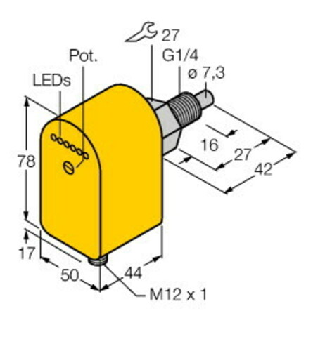 Turck Eintauchsensor FCSG1/4A4PAP8XH1141