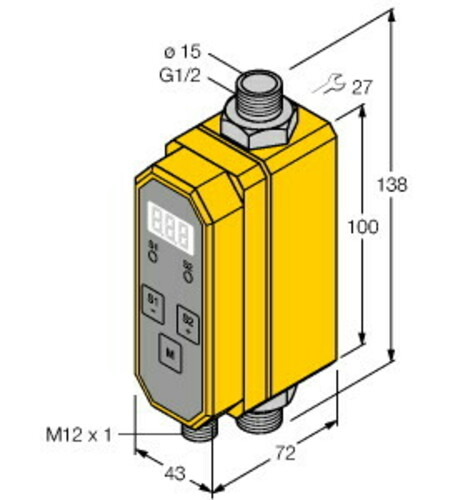 Turck Inline-Sensor Auswertelektronik FTCI-G1/2 #6870137