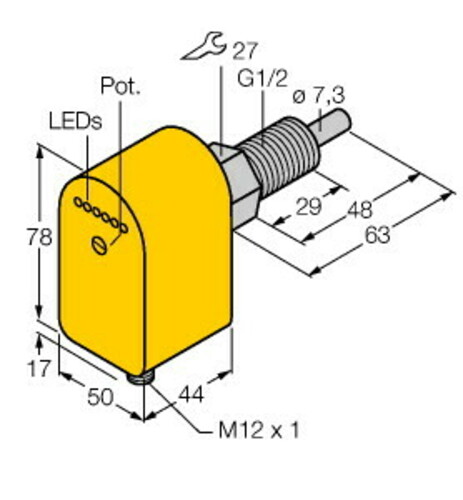 Turck Eintauchsensor FCSGL1/2A4PLIXH1141