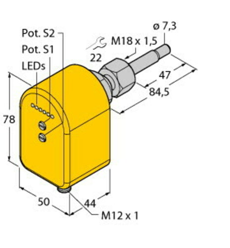 Turck Strömungssensor FTCSTA4P2AP8XH1140