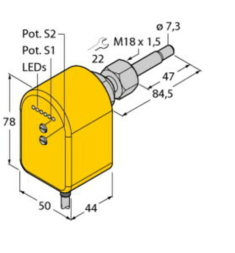 Turck Strömungssensor FTCSTA4P2ARX/115VAC