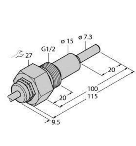 Turck Eintauchsensor FCSG1/2A4NAEX/AL100