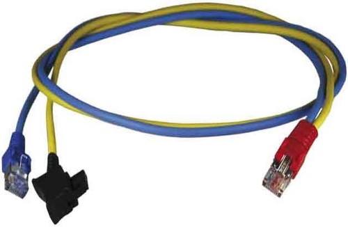 Homeway Y-Patchkabel LAN/TAE bl/ge 2,0m HCAHNG-B2404-A020