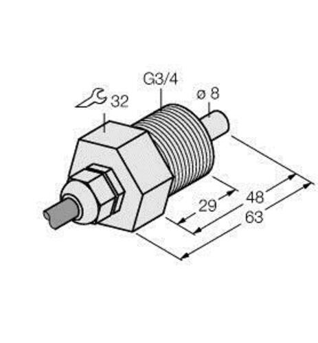 Turck Eintauchsensor FCS-GL3/4T-NA