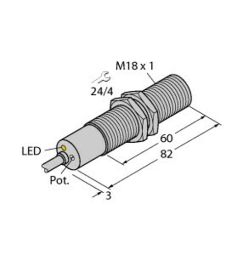 Turck Eintauchsensor FCS-M18-LIX