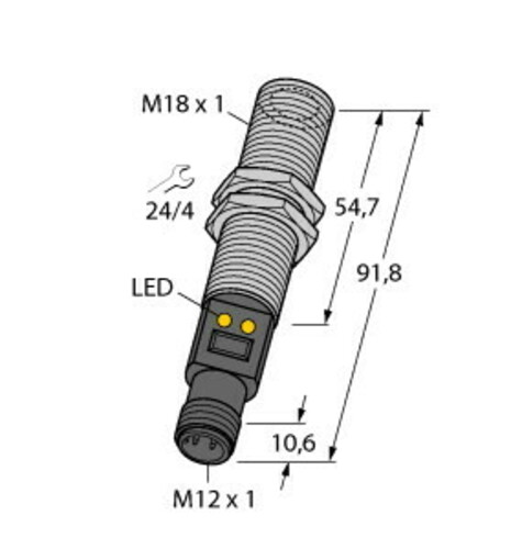 Turck Temperatursensor M18TB6EQ