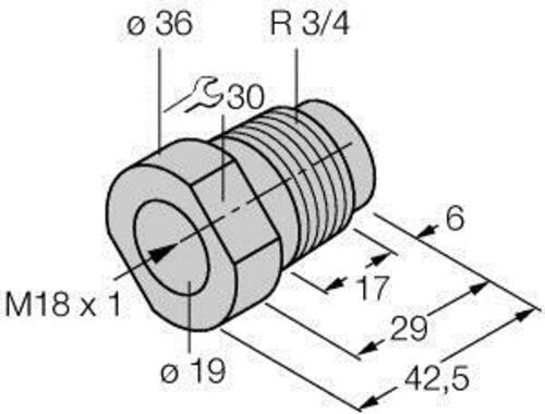 Turck Montageadapter MAP-M18