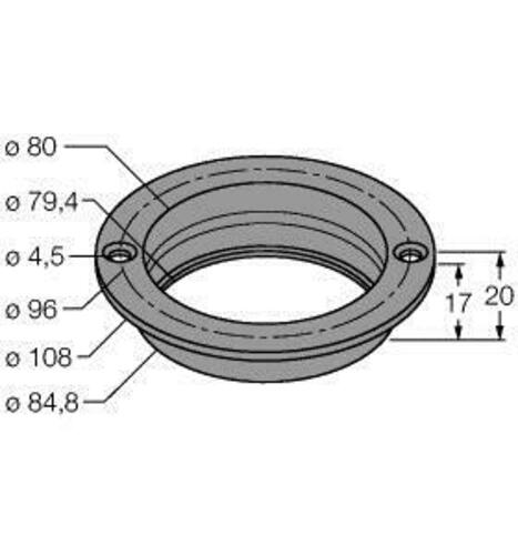 Turck Montageflansch MF-R80