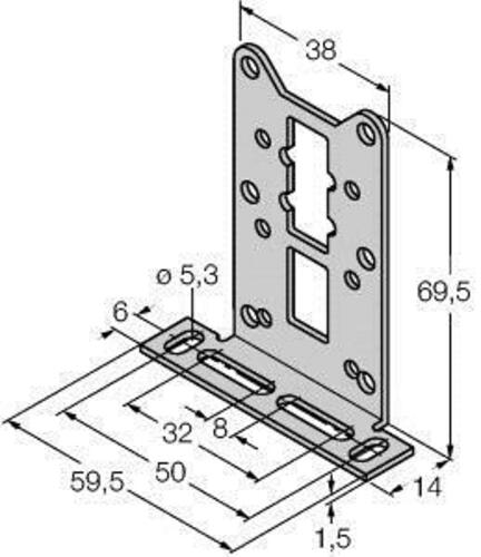 Turck Befestigungswinkel MW-Q14/Q20