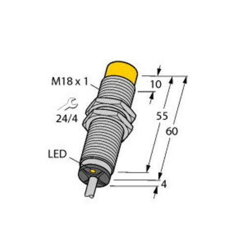 Turck Sensor induktiv NI15U-M18M-VP44X