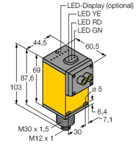 Turck Optoelektronischer Sensor Q45BB6FPQ5