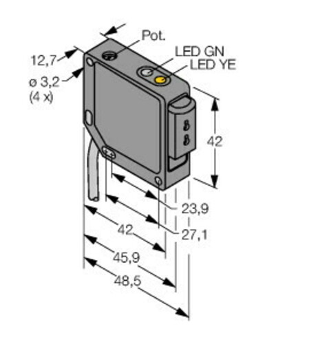 Turck Opto Sensor Lichtleiter QM42VP6FP