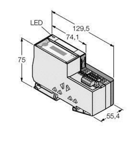 Turck Economy-Set f. I/O-Kommunikation TI-BL20-E-DN-S-2