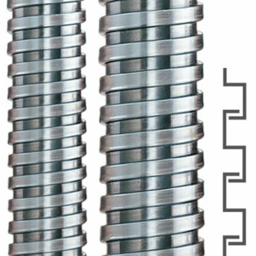 Flexa Metallschutzschlauch ID 1,2 x AD 2,3 mm SPR-VA, ID1,2xAD2,3