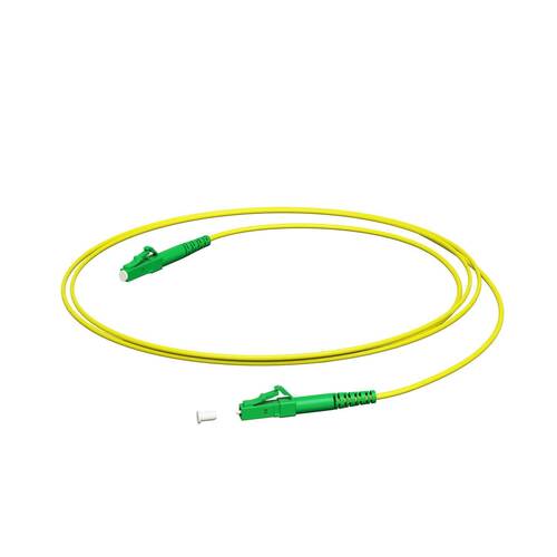 Kaiser Patchkabel LC/APC-LC/APCSX LSZH, gelb, 0,5 m 4263001