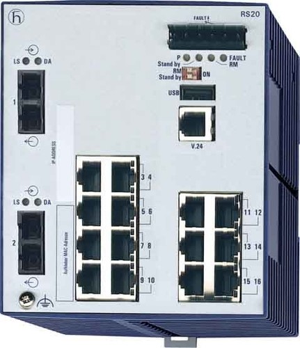 Hirschmann INET Ind.Ethernet Switch RS20-1600M2M2SDAE