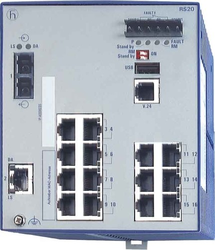 Hirschmann INET Ind.Ethernet Switch RS20-1600M2T1SDAE