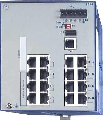 Hirschmann INET Ind.Ethernet Switch RS20-1600T1T1SDAP