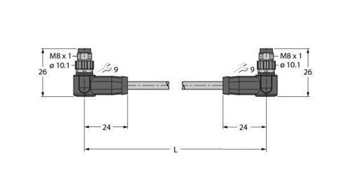 Turck Leitung für Industrial Ethernet PSWS4MPSWS4M44143M