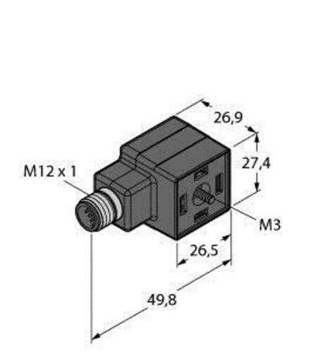 Turck Ventilsteckverbinder Bauform A VAS22-S-FS #6606687