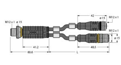 Turck Zweifachverteiler VB-IO-LIN #6629516