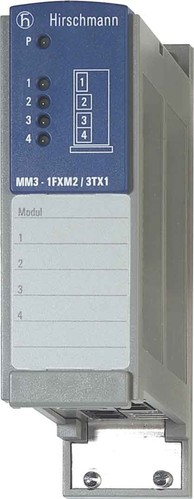 Hirschmann INET Medien-Modul SC-D/RJ45 1x100, 3x10/100 MM3-1FXM2/3TX1