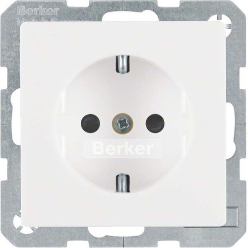 Berker SCHUKO-Steckdose polarweiss samt 41236089