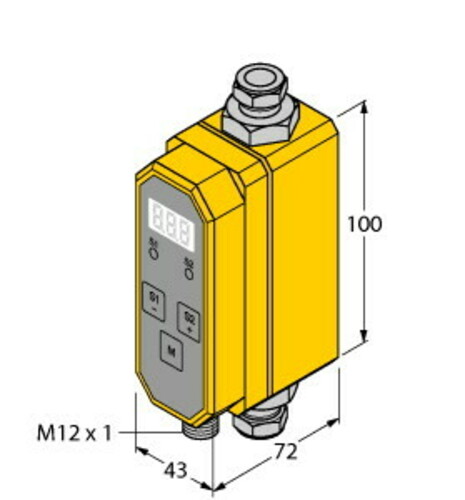 Turck Inline-Sensor Auswertelektronik FTCI-1/2D #6870807