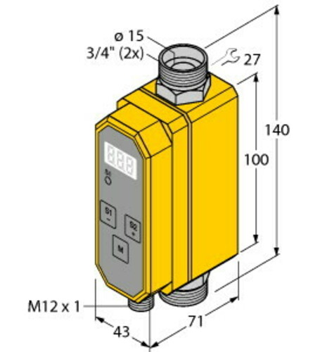 Turck Inline-Sensor Auswertelektronik FTCI-3/4D #6870808