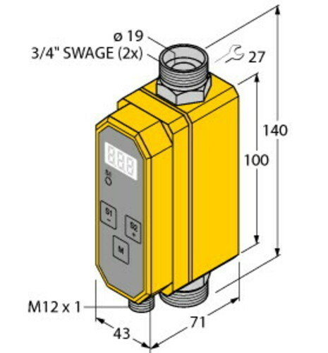 Turck Durchflussmesser FTCI-3/4D #6870901