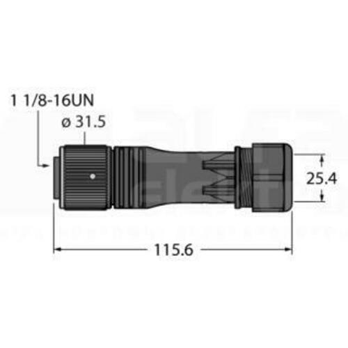 Turck Rundsteckverbinder B71121-0/21