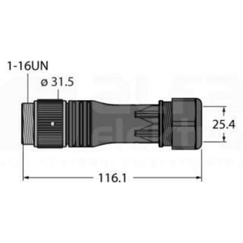 Turck Rundsteckverbinder BS716B61-0/21
