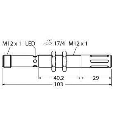 Turck Temp.- u. Luftfeuchtsensor M12FTH3Q