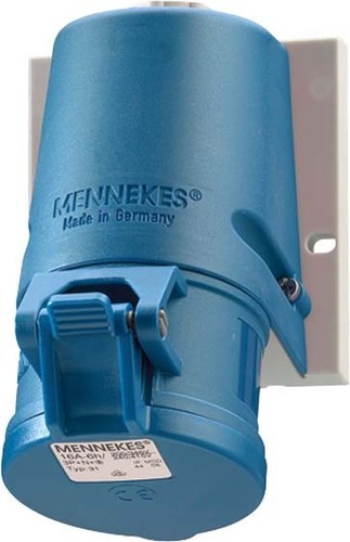 Mennekes Wanddose TwinCONTACT 32A,3p,6h,230V,IP44 1346