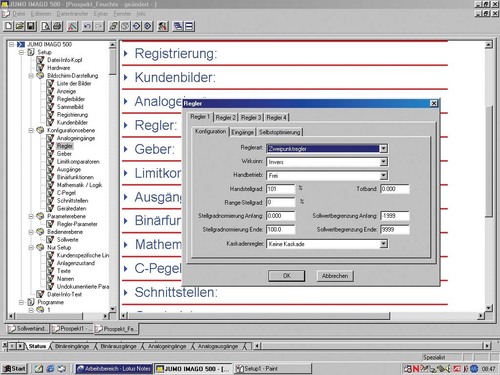 Jumo Setup Programm dTRON 300 00445443