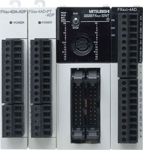 Mitsubishi Electric Grundgerät 8E/8A 24VDC FX3UC-16MT/DSS