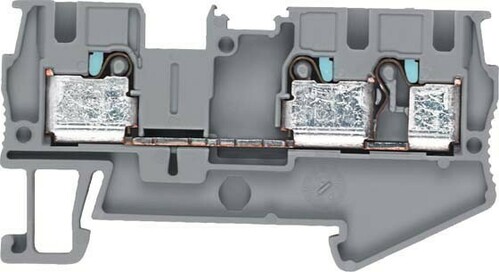 Siemens Dig.Industr. Durchgangsklemme 4qmm,grau,3-Stellen 8WH6003-0AG00