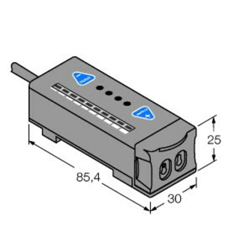 Turck Lichtleiter-Sensor für Glaslichtleiter R55F