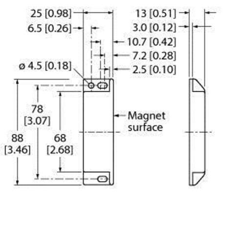 Turck Codierter Magnet f. magnet. Schalter SI-MAG1MM