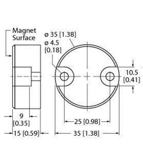 Turck Codierter Magnet f. magnet. Schalter SI-MAG3MM